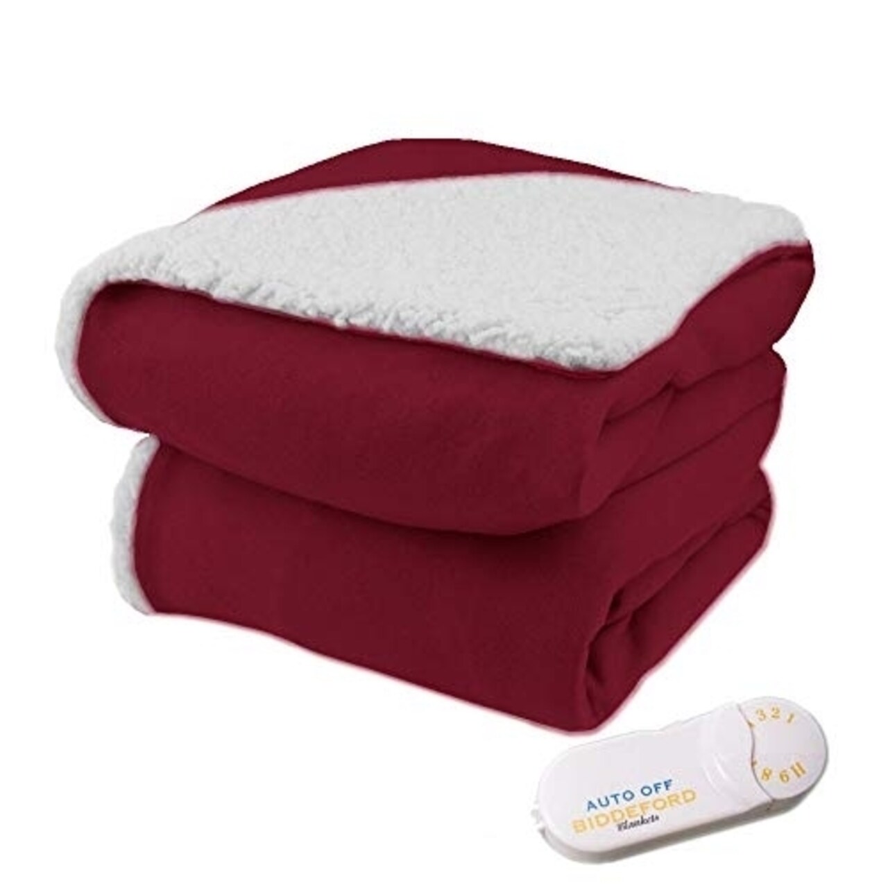 Biddeford Blankets Biddeford Comfort Knit Electric Heated Throw Blanket with Natural Sherpa Michaels